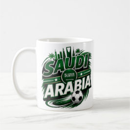 Café Caneca para Fã de Futebol da Arábia Saudita | Supo