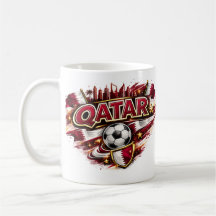 Caneca para Fã de Futebol do Catar | Suporte Patri