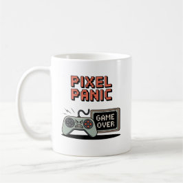 Café Caneca para Gamer em Pânico de Pixel – Presente Di