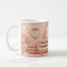 Café Caneca para Professor de Música de Órgão Eletrônic