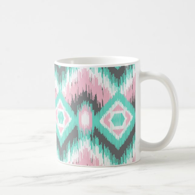 Café Caneca Pastel de Ikat (Direita)
