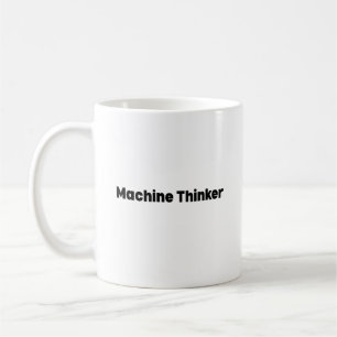 Café Caneca Pensador de Máquina – Presente para Intelig