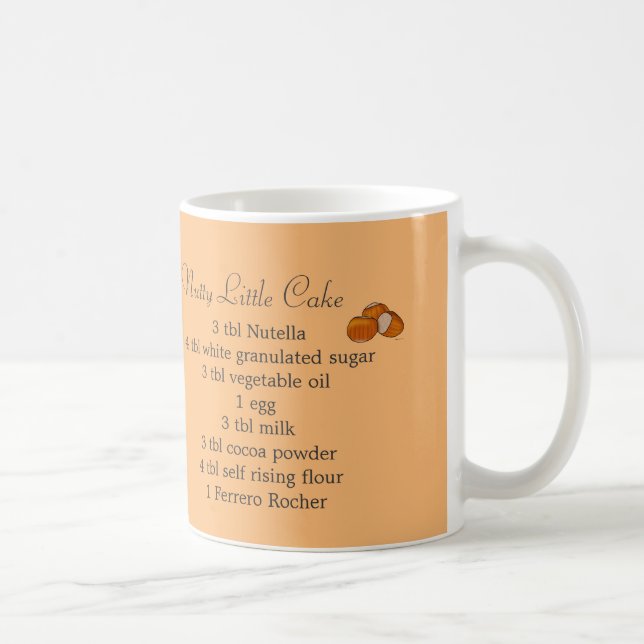 Café Caneca pequena de noz do bolo (Direita)
