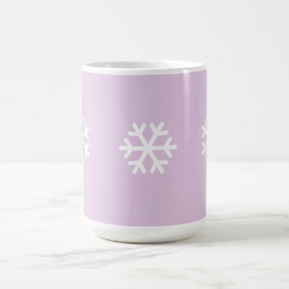 Café Caneca pequena do floco de neve 3