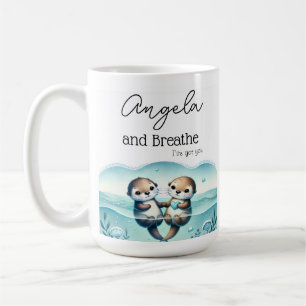 Café Caneca Personalizada Amizade e Respiração de Lontr