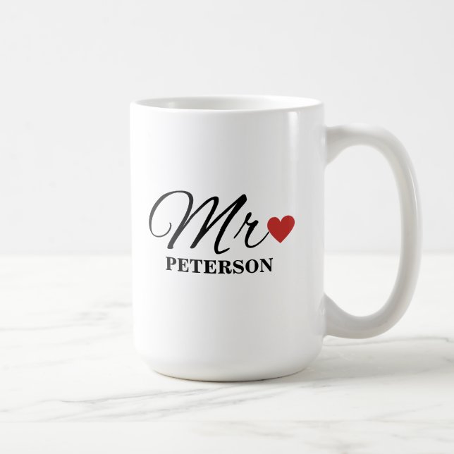 Café Caneca Personalizada Casal Caneca de Casamento Can (Direita)