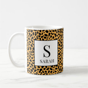 Café Caneca Personalizada com Estampa de Leopardo Selva