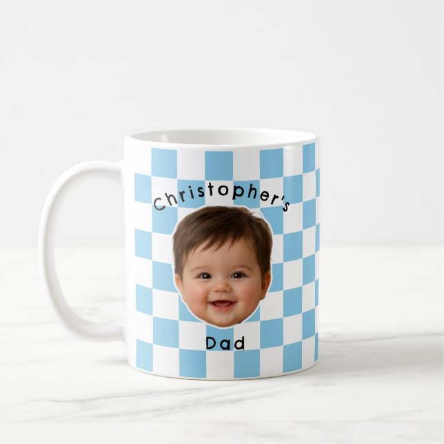 Café Caneca Personalizada com Foto de Bebê Fofa para o  (Esquerda)