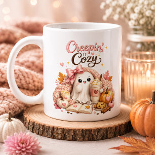 Café Caneca Personalizada da Temporada de Abóbora com F