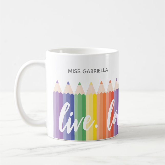 Café Caneca Personalizada de Agradecimento ao Professor (Esquerda)
