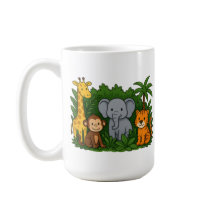 Caneca Personalizada de Animal da Selva – Presente