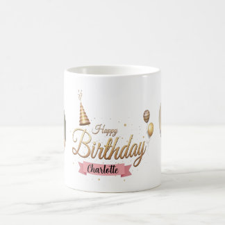Café Caneca Personalizada de Aniversário com Foto e Nom