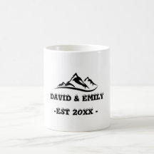 Caneca personalizada de aventura na montanha para