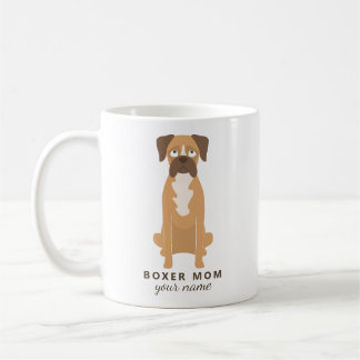 Café Caneca Personalizada de Boxer para Mãe, Caneca de 