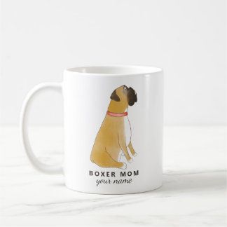 Café Caneca Personalizada de Boxer para Mãe, Caneca de 