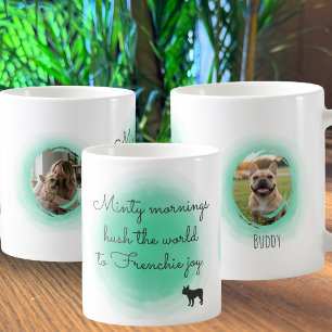 Café Caneca Personalizada de Bulldog Francês em Aquarel