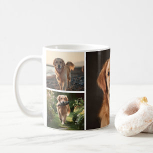 Café Caneca Personalizada de Cachorro Fofinho com 4 Fot