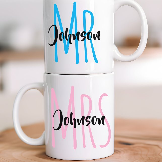 Café Caneca Personalizada de Casal para Ela e Ele (newlyweds gift mug, engagement gift mug, personalized wedding mug, custom bride groom mug gift,)