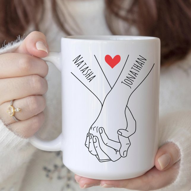 Café Caneca Personalizada de Dia dos Namorados para Ele (Custom Valentine’s Day Mug Gift for Him Her, Custom Valentine’s Mug Gift for Girlfriend or Boyfriend)