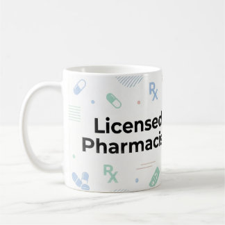 Café Caneca Personalizada de Farmacêutico Licenciado |