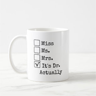 Café Caneca Personalizada de Formatura de DR, Presente