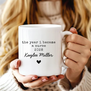 Café Caneca Personalizada de Formatura de Enfermagem Mo
