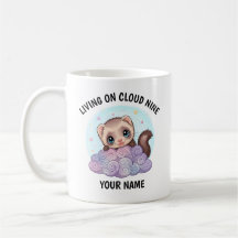 Caneca Personalizada de Furão Fofinho com Texto Pe