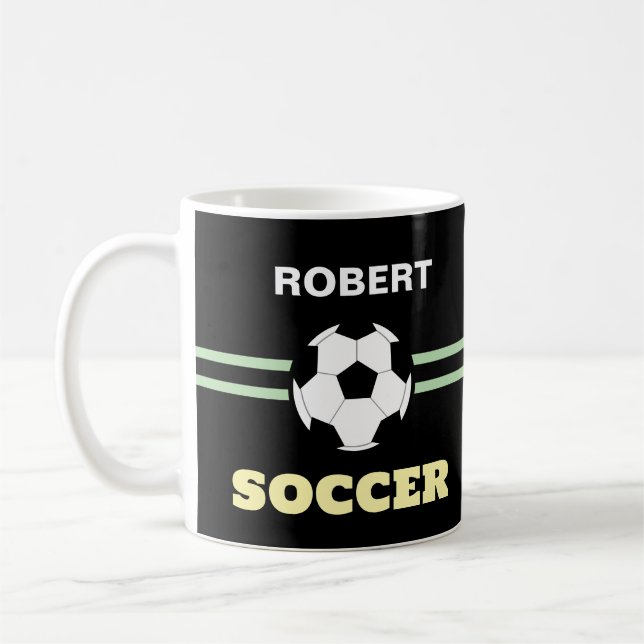 Café Caneca Personalizada de Futebol (Esquerda)