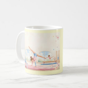 Café Caneca Personalizada de Ginástica Menina