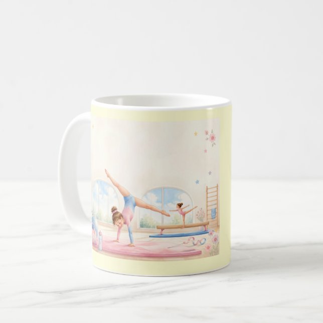 Café Caneca Personalizada de Ginástica Menina (Frente Esquerda)