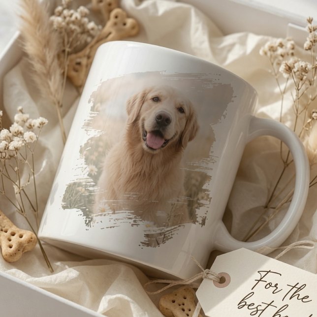 Café Caneca Personalizada de Mãe de Cachorro com Foto d (Criador carregado)