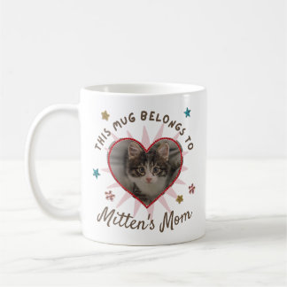 Café Caneca Personalizada de Mãe de Gato