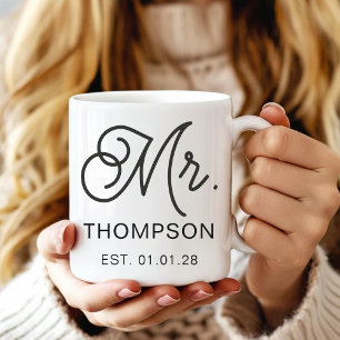 Café Caneca Personalizada de Marido e Mulher Presente d