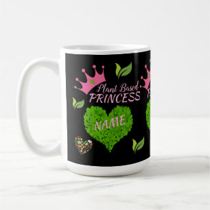Café Caneca Personalizada de Princesa Vegana - Caneca v