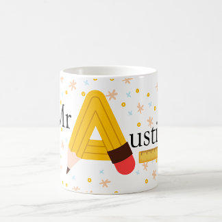 Café Caneca Personalizada de Professores - Lápis Consid
