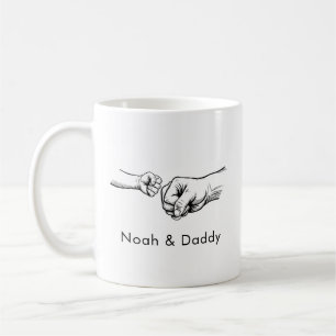 Café Caneca Personalizada de Soco no Punho para Papai  