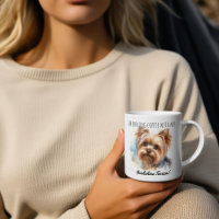 Caneca Personalizada de Yorkshire Terrier Fofo