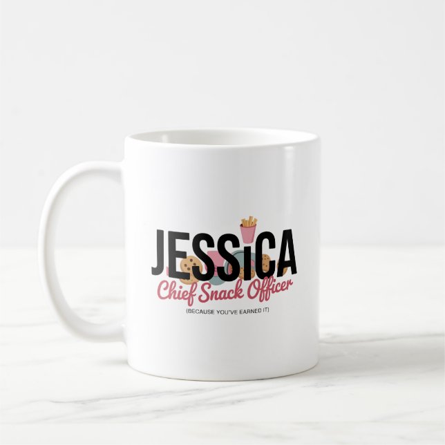 Café Caneca Personalizada Divertida – Diretor de Lanche (Esquerda)