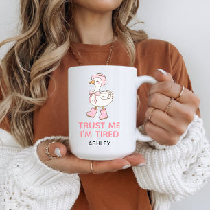 Café Caneca Personalizada Estou Cansado Presente de For