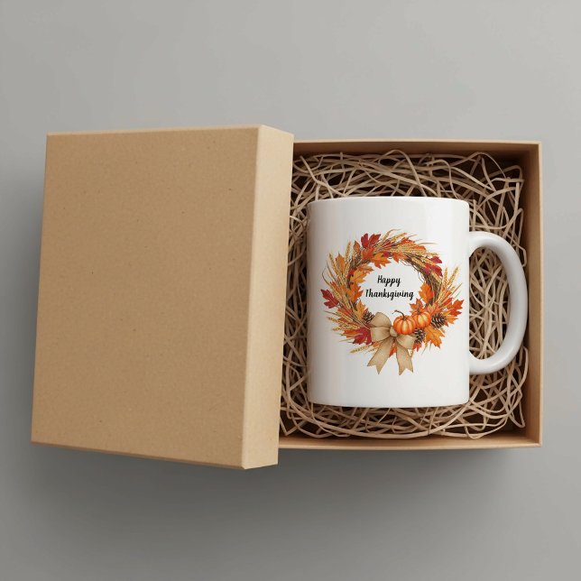 Café Caneca personalizada Feliz Dia de Ação de Graças (Criador carregado)