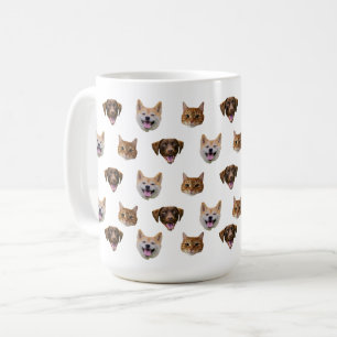 Café Caneca Personalizada, Gato De Cão, Presente Mãe