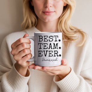 Café Caneca Personalizada Melhor Equipe de Todos os Tem