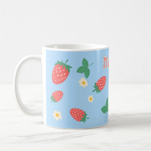 Café Caneca Personalizada Mini Flor de Morango