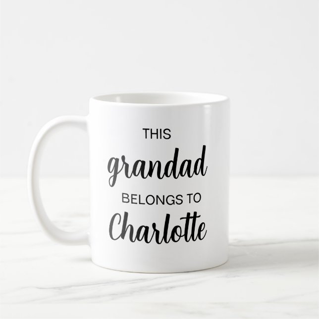 Café Caneca Personalizada para Avô, Presente de Anivers (Esquerda)