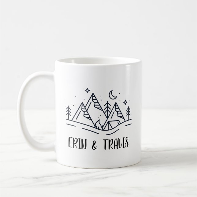 Café Caneca Personalizada para Casal, Ideia de Presente (Esquerda)
