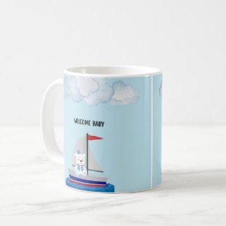 Café Caneca Personalizada para Chá de Bebê