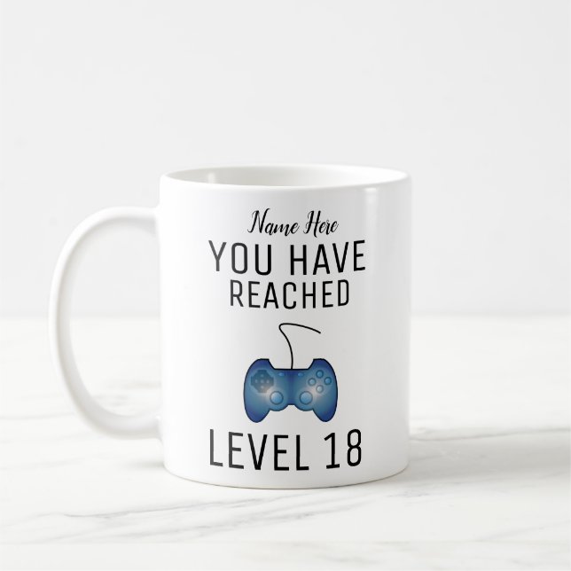 Café Caneca Personalizada para Jogador, Presente de 18º (Esquerda)