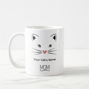 Café Caneca Personalizada para Mãe de Gato