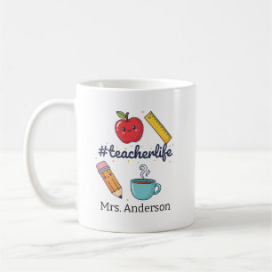 Café Caneca Personalizada para Professor, Presente de A