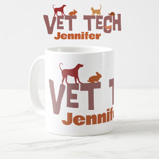 Café Caneca Personalizada para Técnico de Veterinária